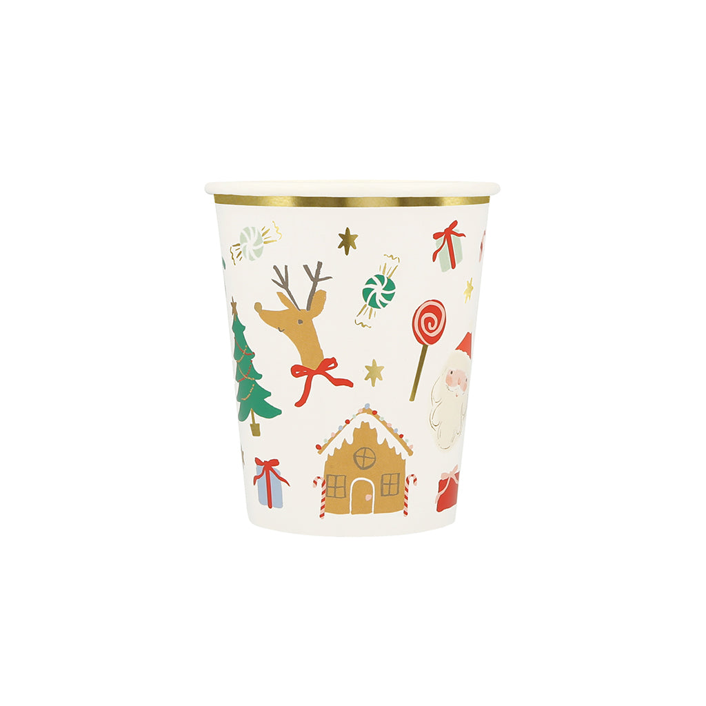 Meri Meri papkrus, Jolly Christmas - 8 stk