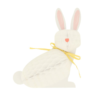 Meri Meri påske, honeycomb decorations - Pom pom kaniner - 6 stk.
