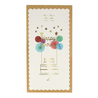 Meri Meri kagepynt, Happy Birthday