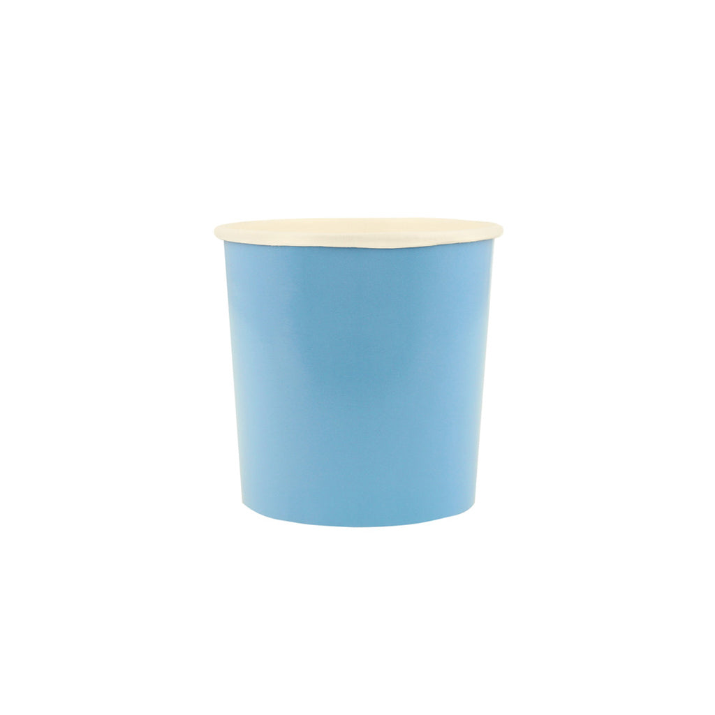 Meri Meri papkrus, Cornflower blue - 8 stk