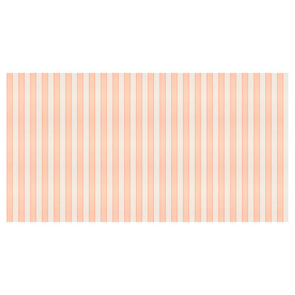 Meri Meri papirsdug, Peach stripe - 259 x 137 cm