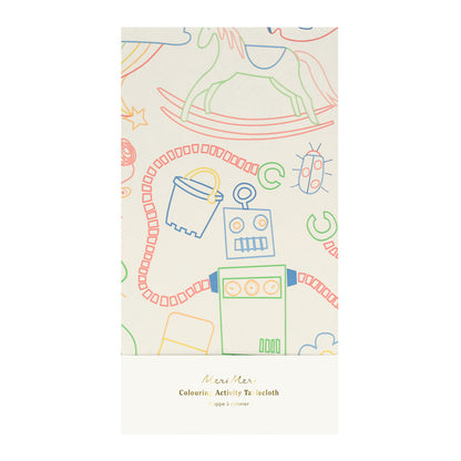 Meri Meri papirsdug, Color in activity, mal på dug - 238 x 127 cm