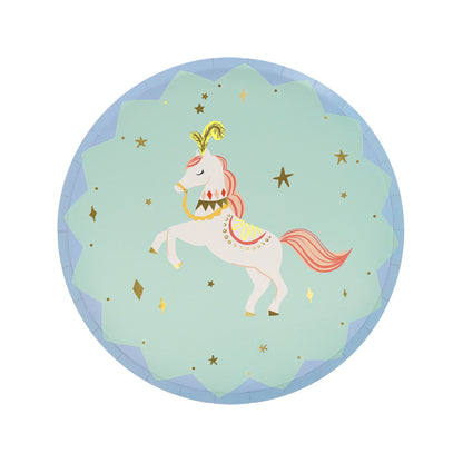 Meri Meri paptallerkener, Str. S, Cirkus - 8 stk.