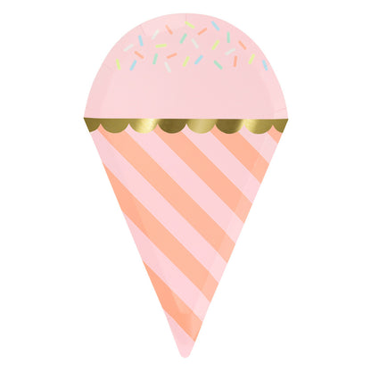 Meri Meri paptallerkener, Ice cream - 8 stk.