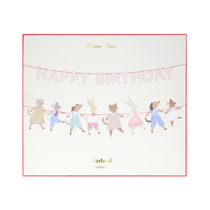 Meri Meri guirlande, Animal friends - 1.8 m