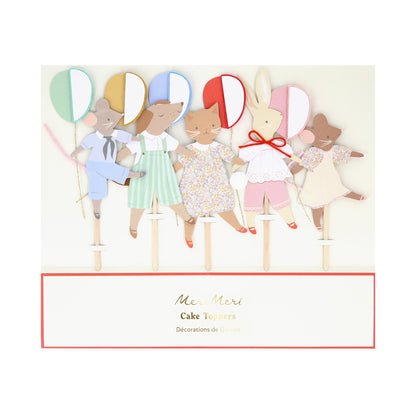 Meri Meri kagepynt, Animal friends