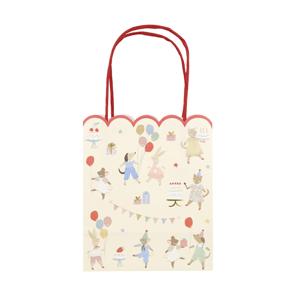 Meri Meri gaveposer, Animal friends - 8 stk.