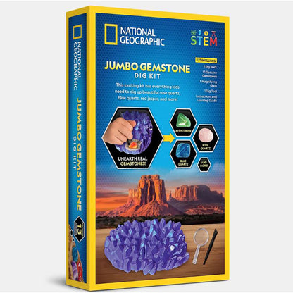 National Geographic, udgravnings kit - Jumbo Gemstone