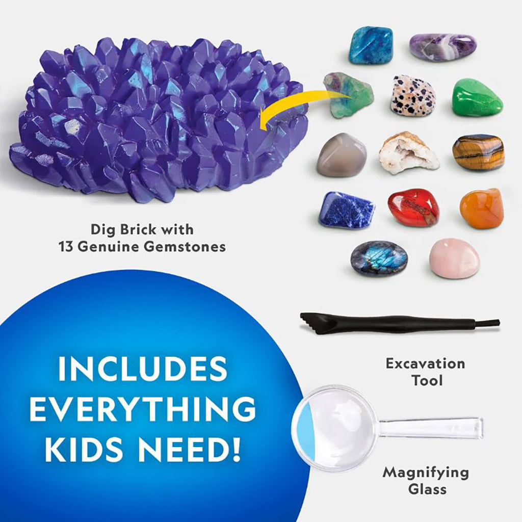 National Geographic, udgravnings kit - Jumbo Gemstone