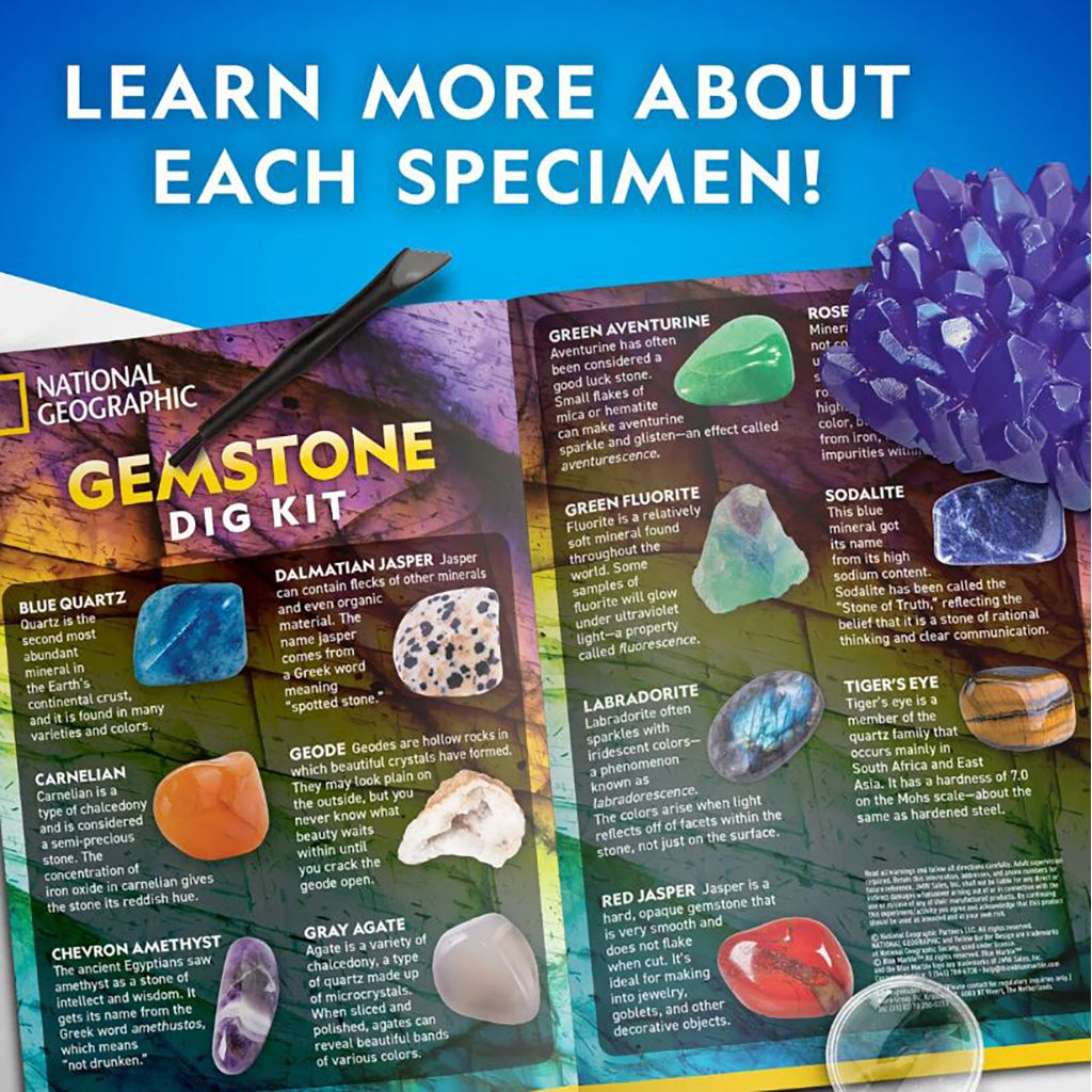 National Geographic, udgravnings kit - Jumbo Gemstone