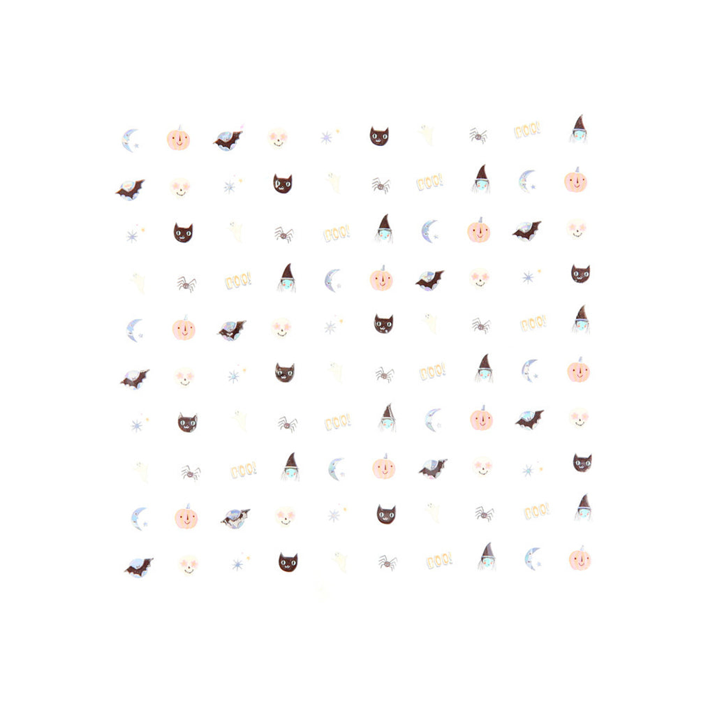 Meri Meri neglestickers, Halloween - 200 stk.