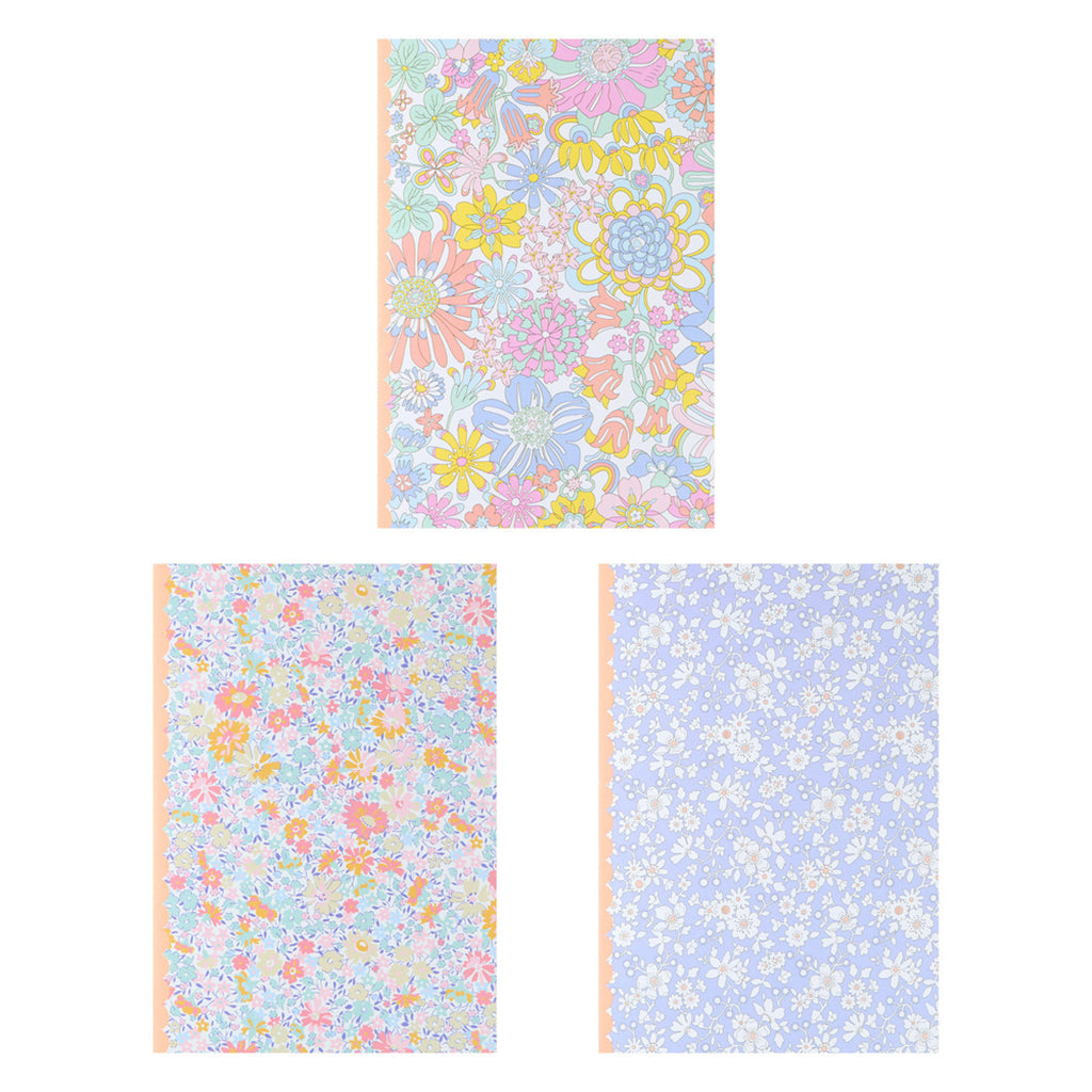 Meri Meri x Liberty notesbøger, 3 stk