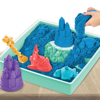 Kinetic Sand, Sandbox set - Blue