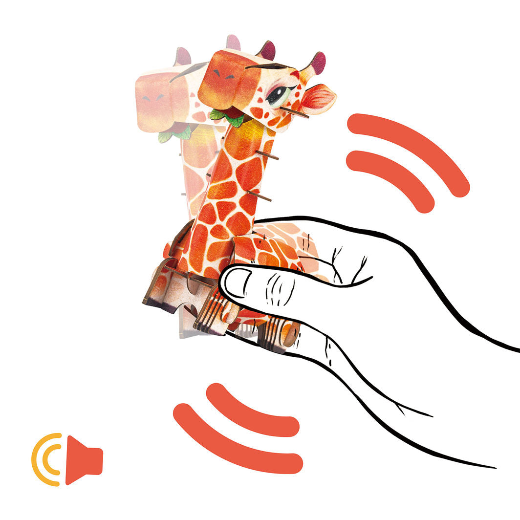 mierEdu 3D puslespil med lyd, Giraf