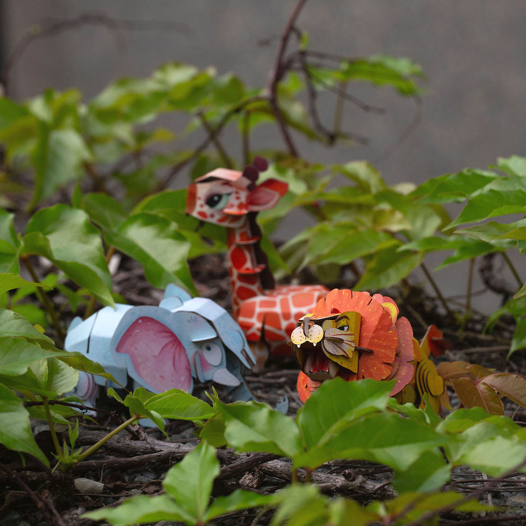 mierEdu 3D puslespil med lyd, Giraf