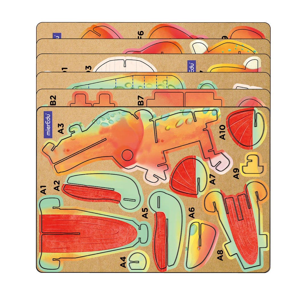 mierEdu 3D puslespil med lyd, Tyrannosaurus Rex