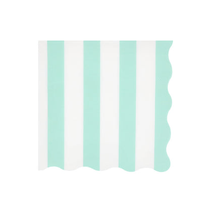 Meri Meri servietter, Beach Striped str. L - 16. stk.