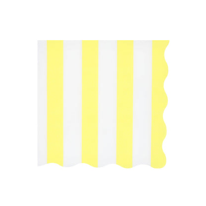 Meri Meri servietter, Beach Striped str. L - 16. stk.