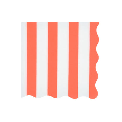 Meri Meri servietter, Beach Striped str. L - 16. stk.