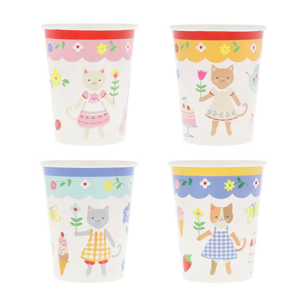 Meri Meri papkrus, Kitten Club - 8 stk.