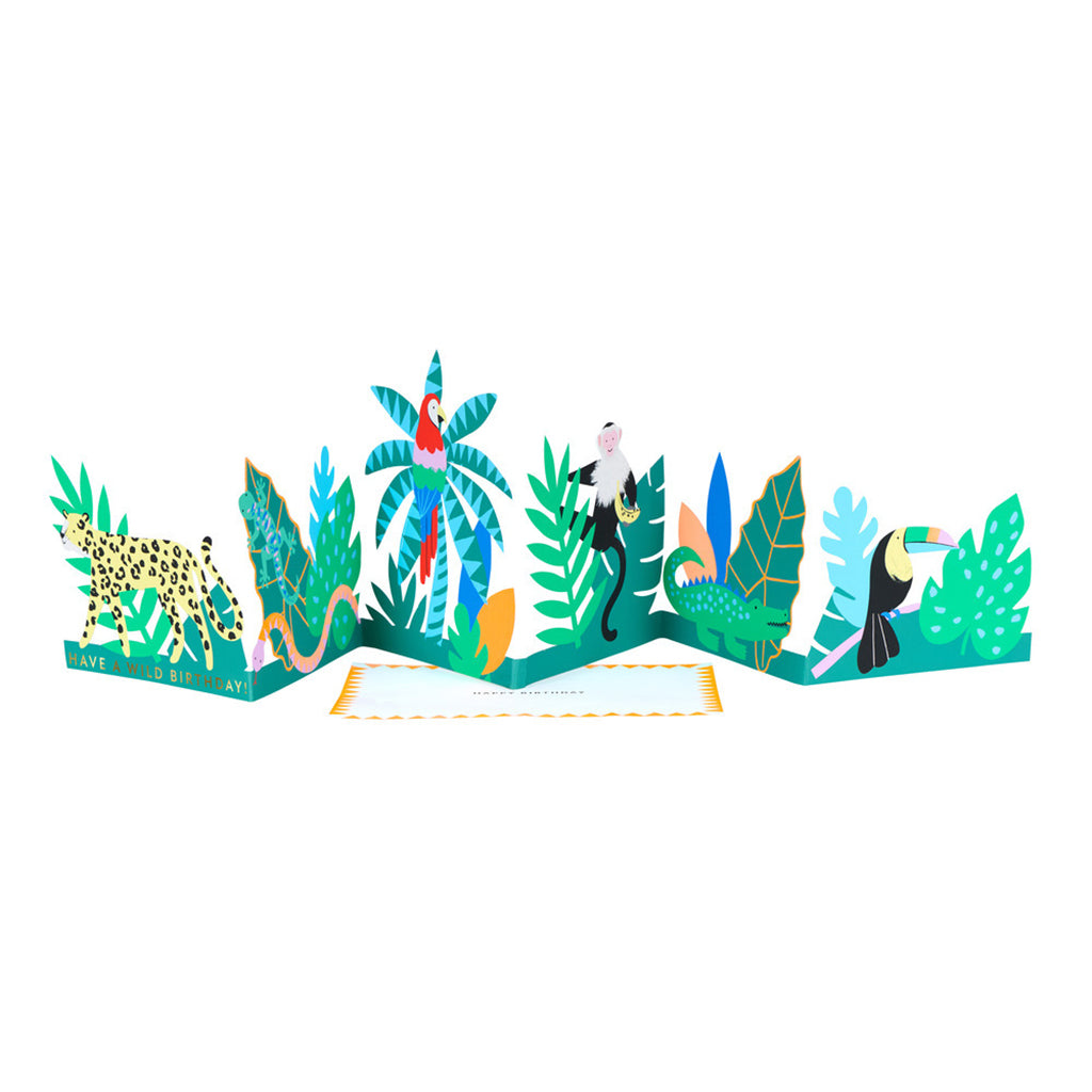 Meri Meri fødselsdagskort, Jungle