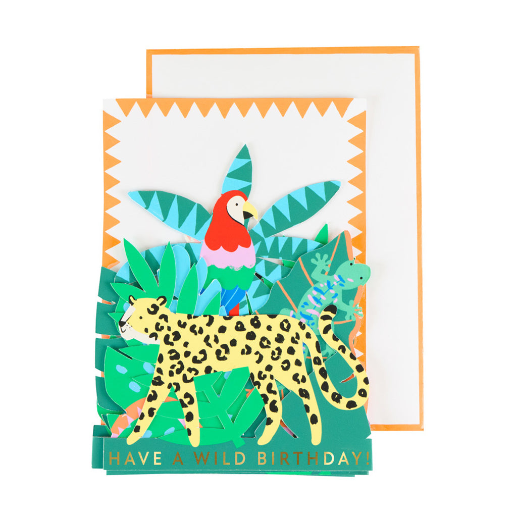 Meri Meri fødselsdagskort, Jungle
