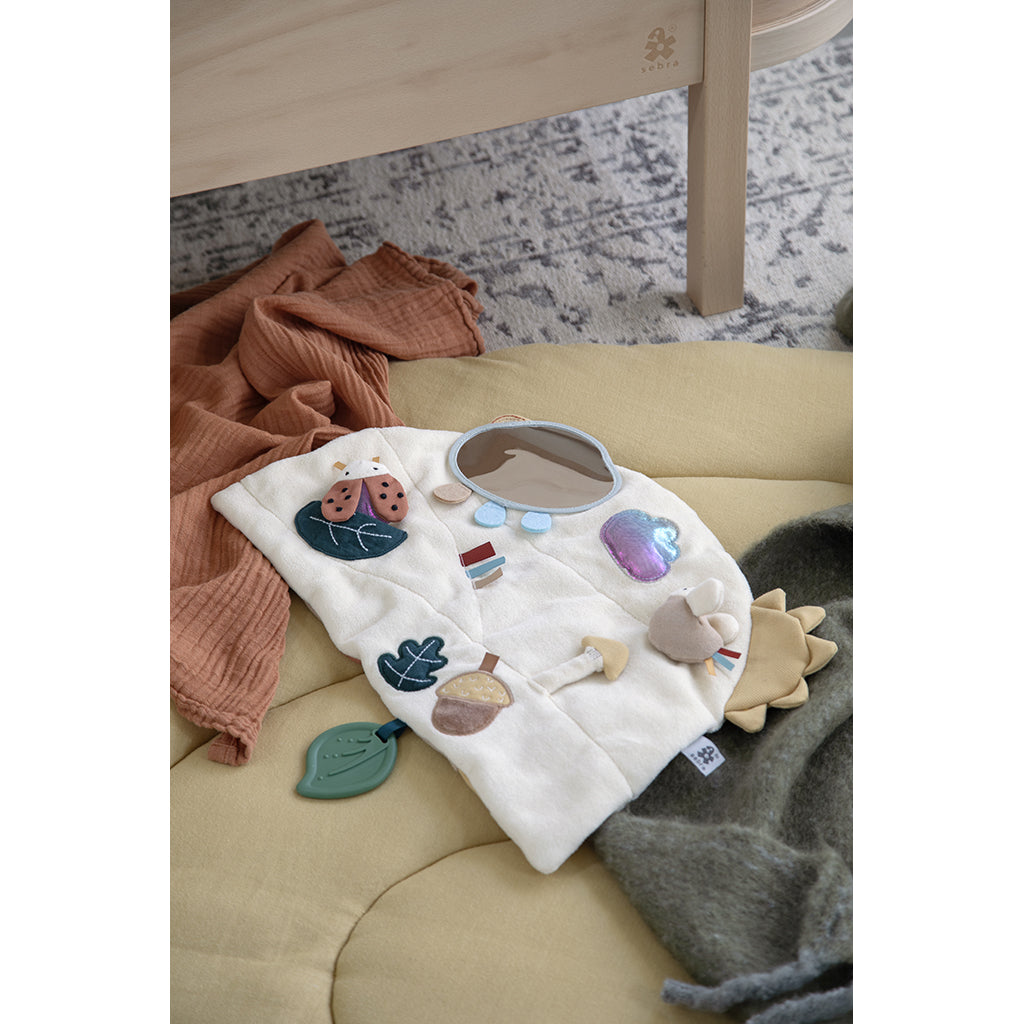 Sebra Aktivitetspanel, stof - Woodland