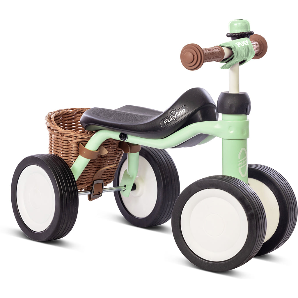 Puky Pukylino Bundle, Min første cykel, balancetræner m kurv, Pastel green - Fra 1 år