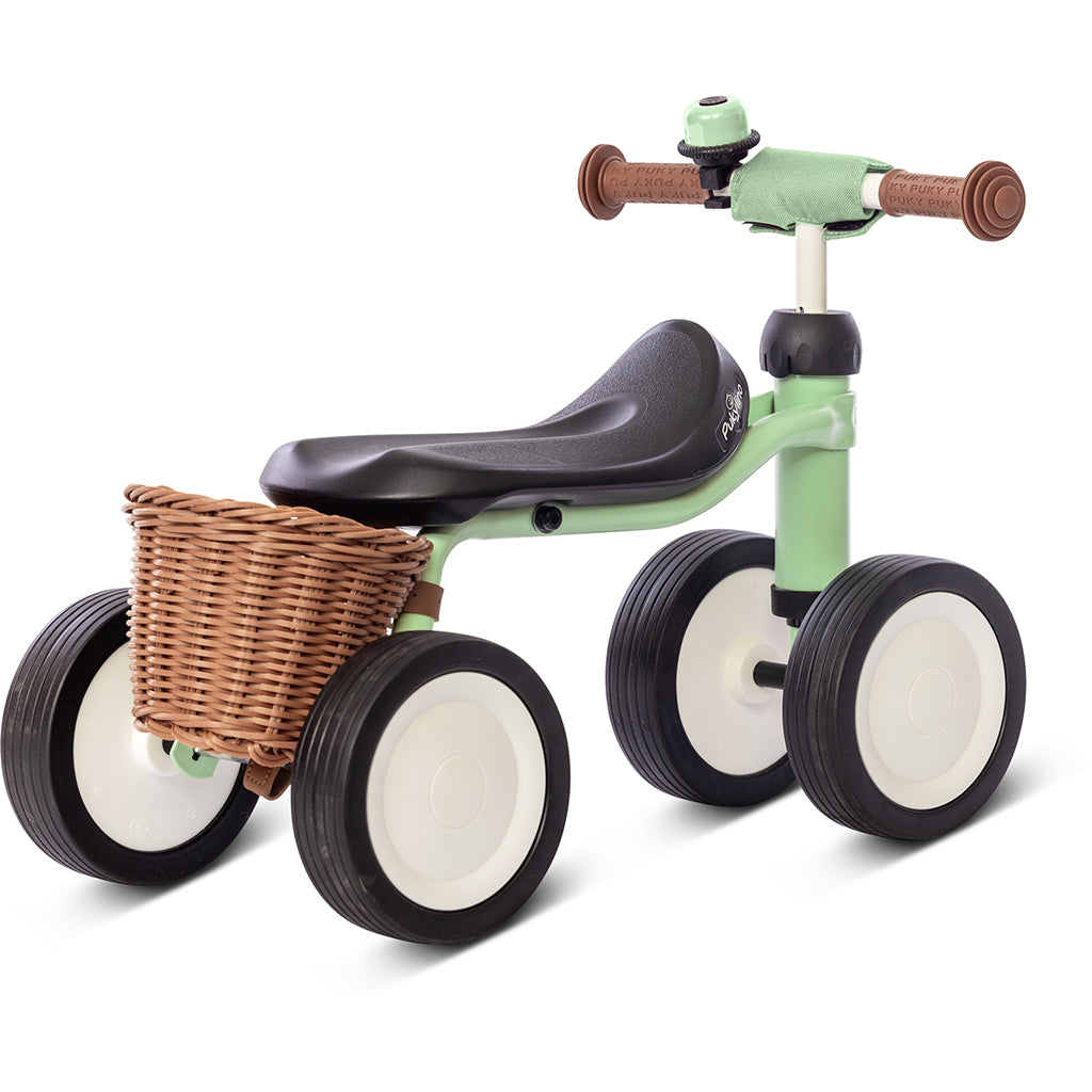 Puky Pukylino Bundle, Min første cykel, balancetræner m kurv, Pastel green - Fra 1 år