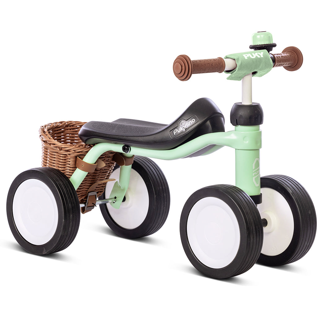 Puky Pukylino Bundle, Min første cykel, balancetræner m kurv, Pastel green - Fra 1 år