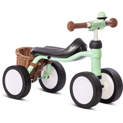 Puky Pukylino Bundle, Min første cykel, balancetræner m kurv, Pastel green - Fra 1 år
