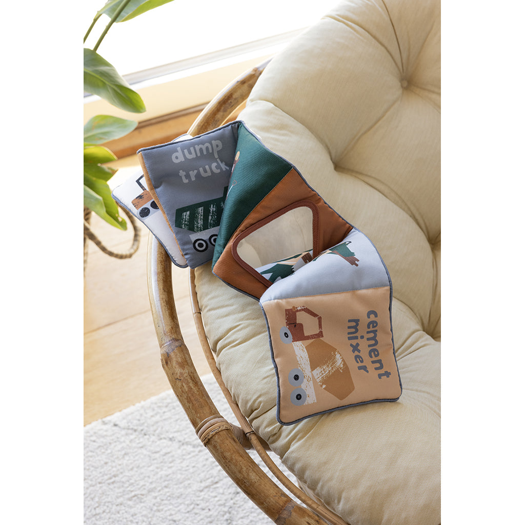 Sebra stofbog, Busy Builders