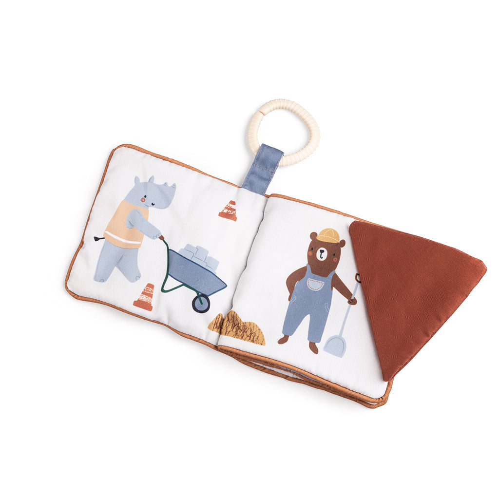 Sebra aktivitetsbog, stof - Busy Builders