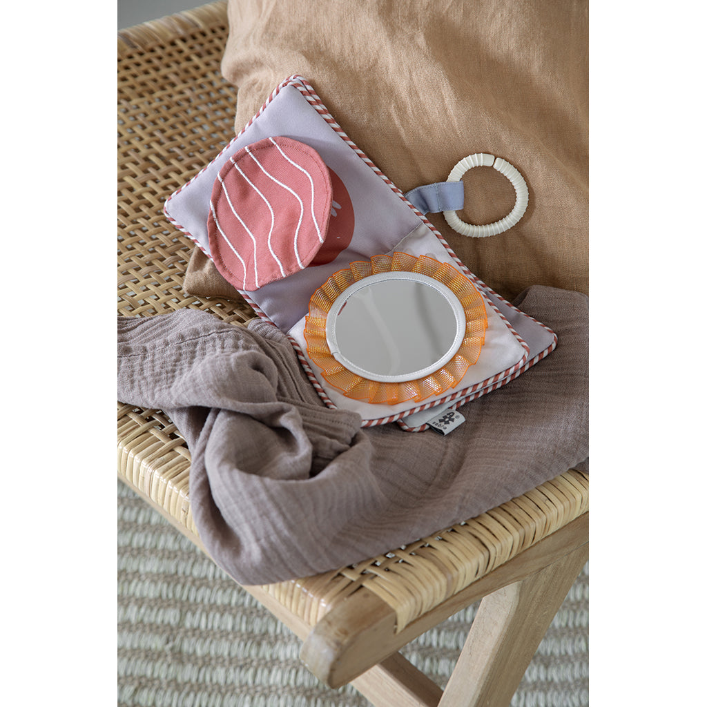 Sebra aktivitetsbog, stof - Teeny Toes