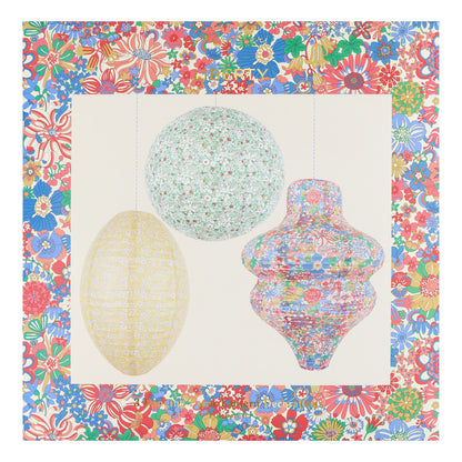 Meri Meri x Liberty lanterner, 3 stk.