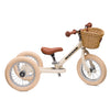 Trybike trehjulet løbecykel, vintage creme m. retro look
