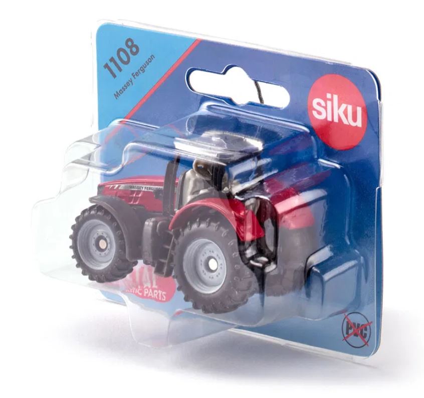 Siku traktor, Massey Ferguson - 7.8 x 9.7 cm