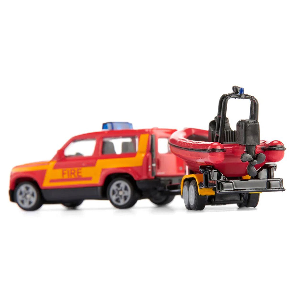 Siku Legetøjsbil, Land Rover Defender m. redningsbåd