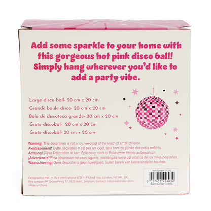 Rex London Discokugle 20 cm, pink