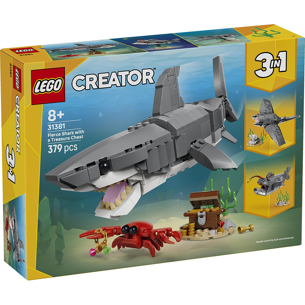 LEGO® Creator 3-i-1, Farlig haj med skattekiste