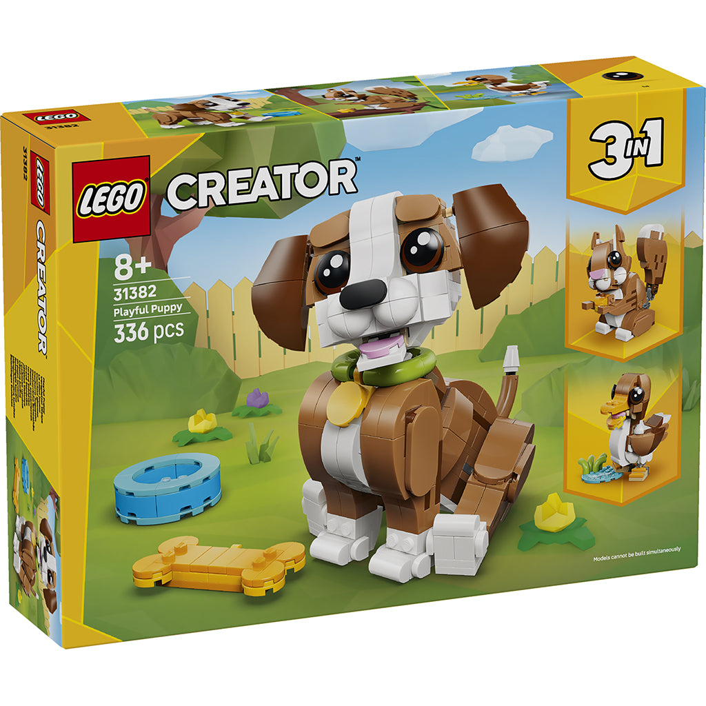 LEGO® Creator 3-i-1, Søde dyr: Legesyg hundehvalp