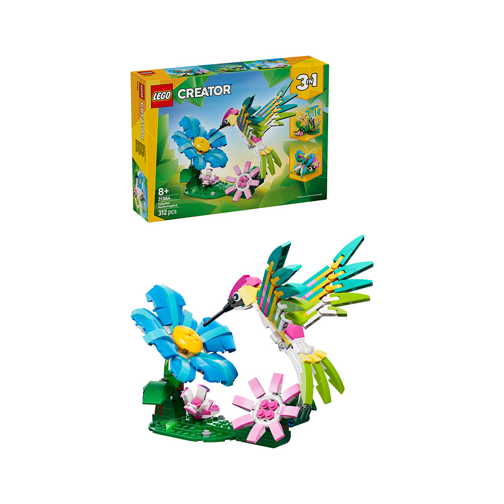 LEGO® Creator 3-i-1, Vilde dyr: Farverig kolibri