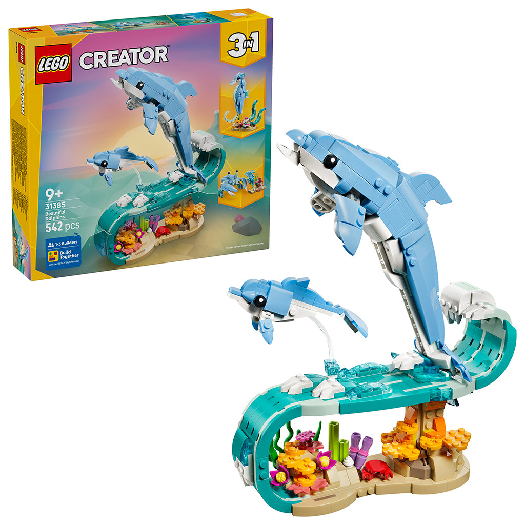 LEGO® Creator 3-i-1, Havdyr: Smukke delfiner