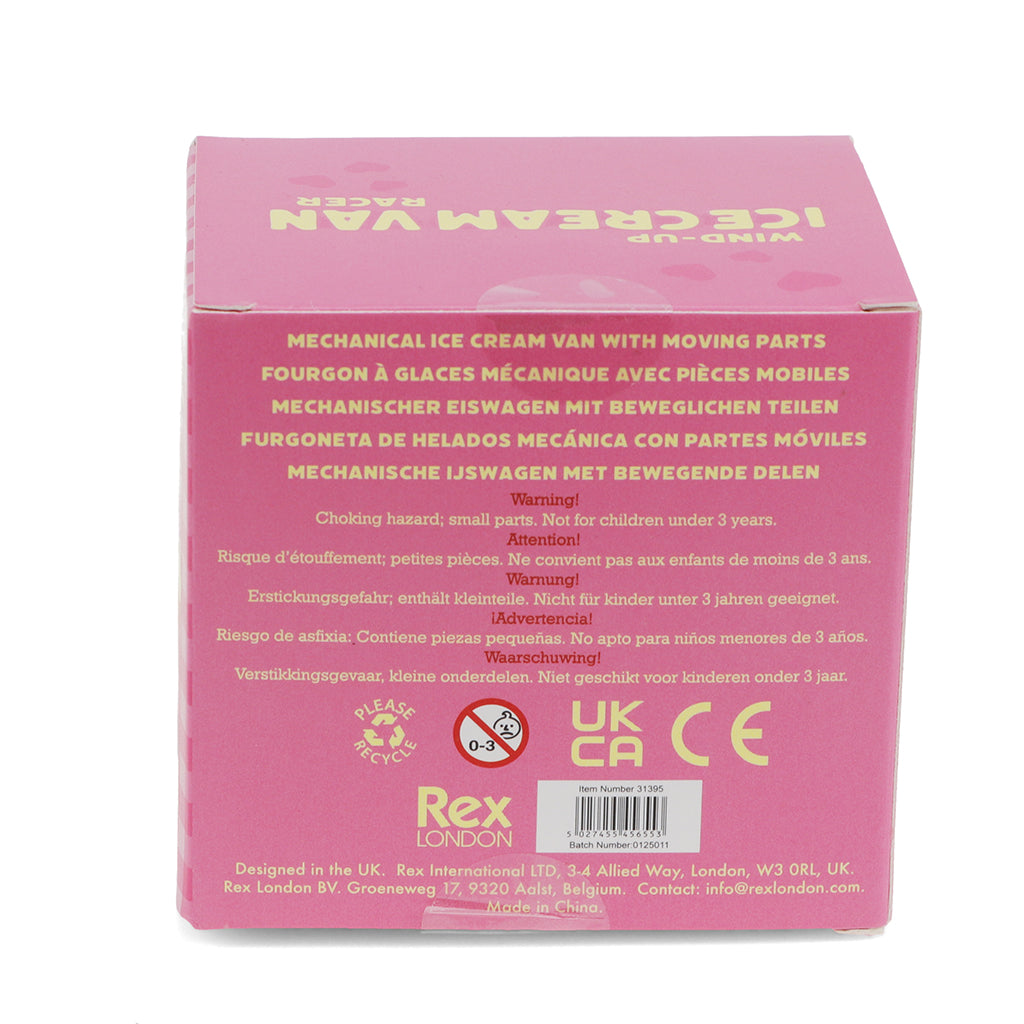 Rex London træk-op, ice-cream van, racer - Gul