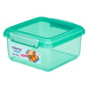 Sistema Lunch plus lunch madkasse m. 1 rum, 1.2L - Teal