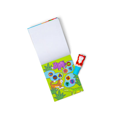 Melissa &amp; Doug Wow! Activity pad, Stempel-selv klistermærker - Tiger