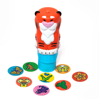 Melissa &amp; Doug Wow! Activity pad, Stempel-selv klistermærker - Tiger