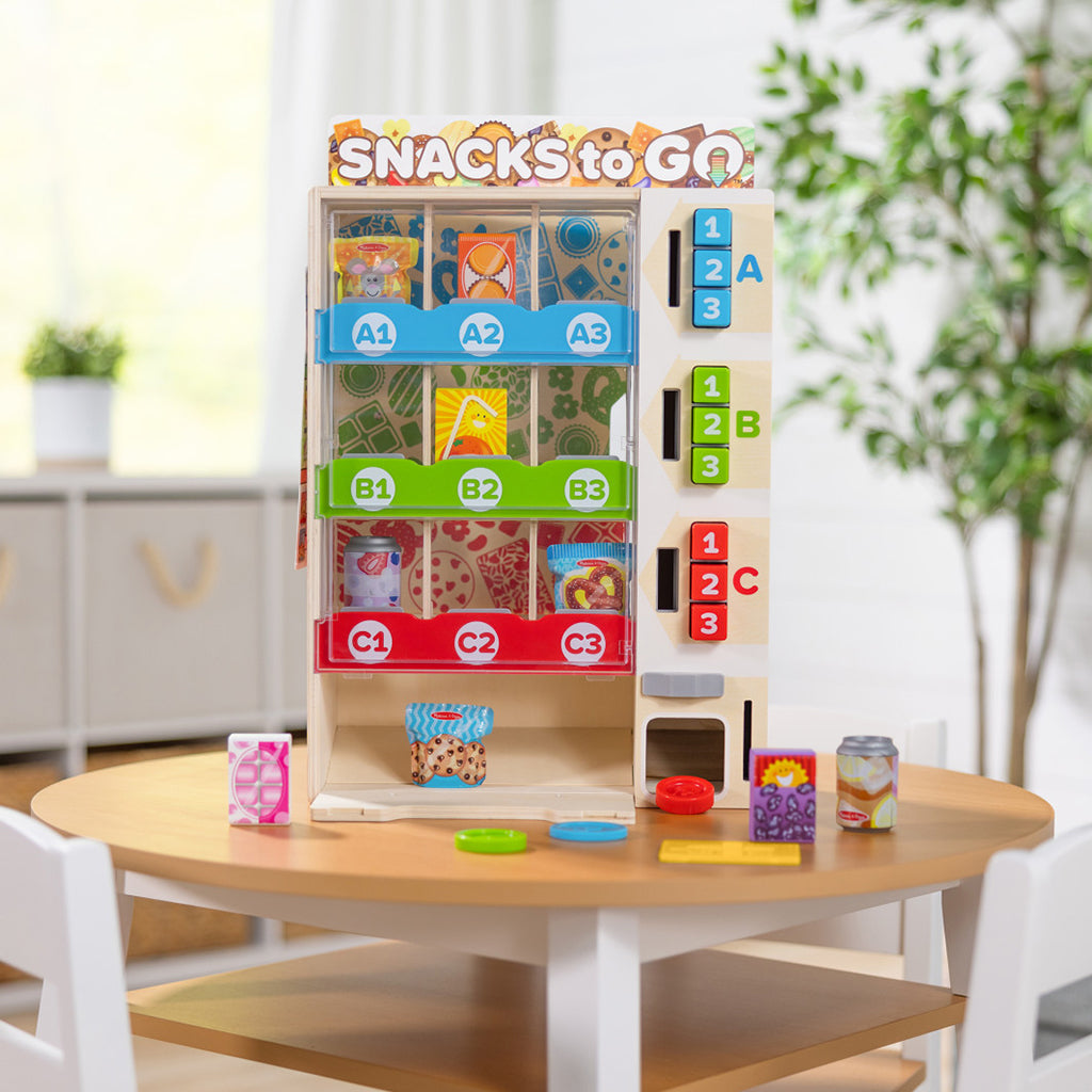 Melissa &amp; Doug Legemad, Snack automat - 16 dele