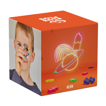 Plus-Plus Neon farvemix, 600 stk