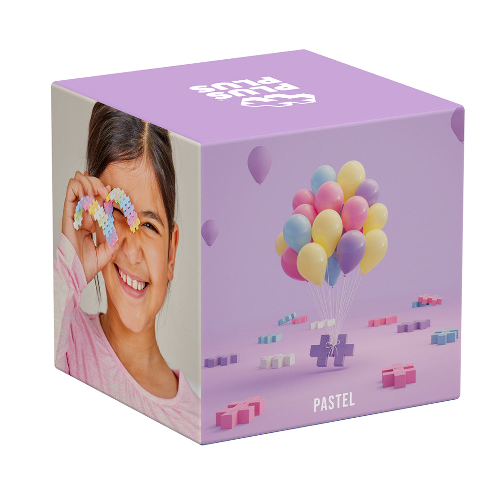 Plus-Plus Pastel farvemix, 600 stk